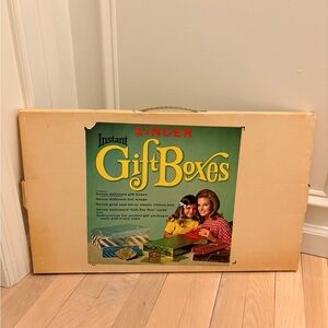 Rare Vintage find! Singer Instant Gift Boxes - new in original packaging 1960’s